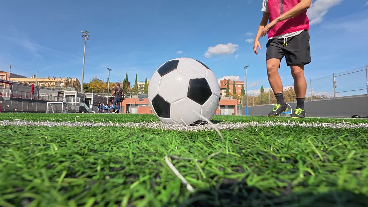 Fútbol en el campo