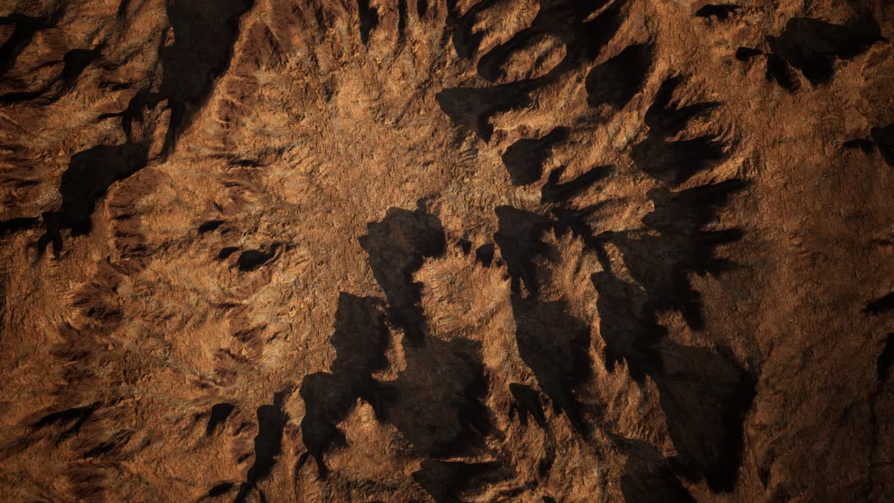 vista superior del cañón de la roca roja