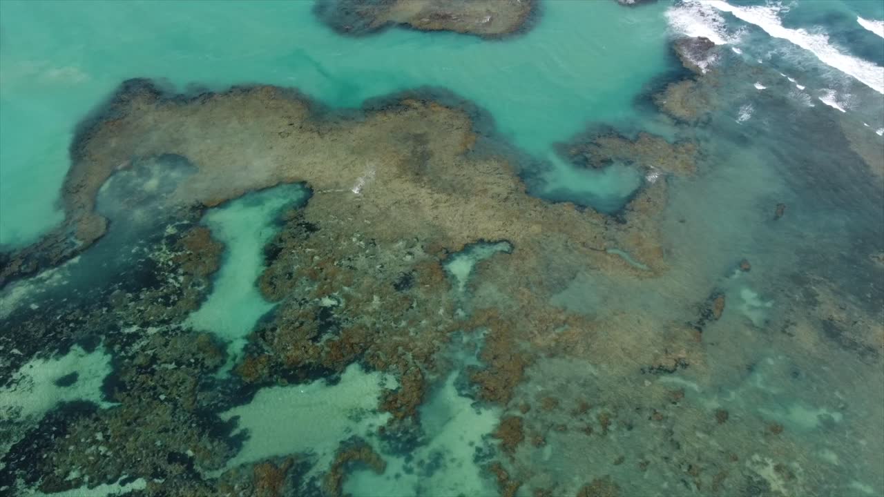 Maceio Coast, Beautiful Crystal Clear Waters on Dreamy Colorful Reef