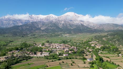 bellezza del villaggio verde