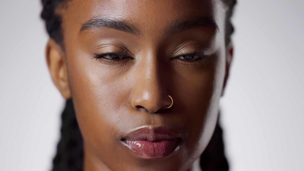 Close-up portrait of a beautiful woman