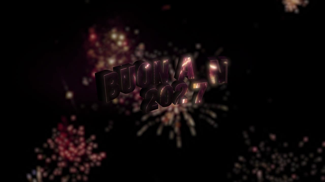 Buon Anno 2027 Loop 4K