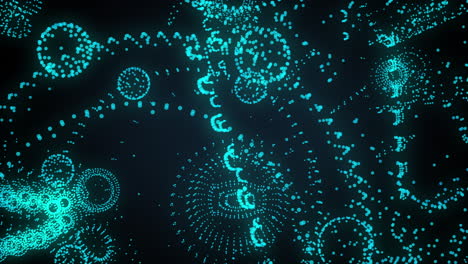 motocicleta inteligente abstracta que consiste en puntos y líneas brillantes, arte de la ingeniería