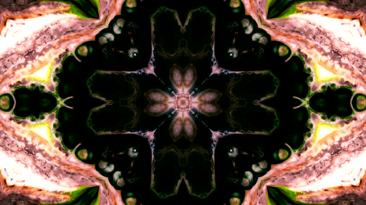 movimiento de fondo de kaleidoscopio abstractamente colorido