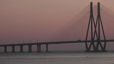 bandra worli sealink bridge and mahim bay