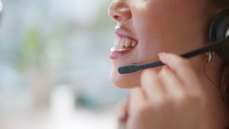 customer service representative with headset