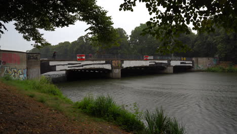 sachsenbrücke raining