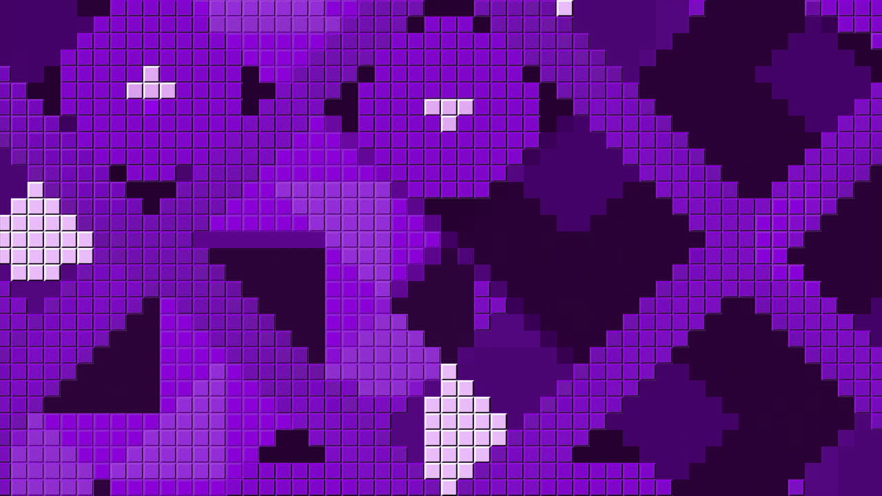 patrón de mosaico pixelado púrpura