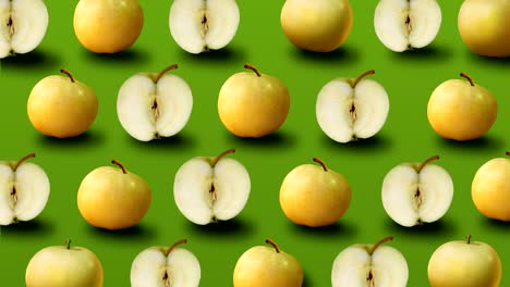 de origen de manzanas frescas