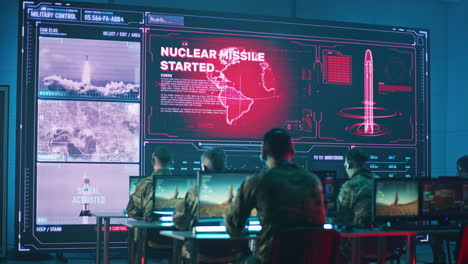 missile launch control room
