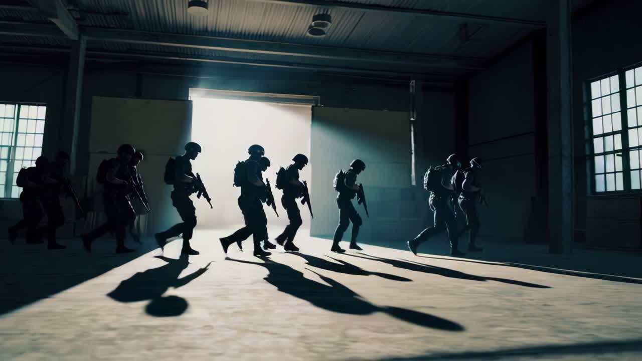 작전 중의 군인