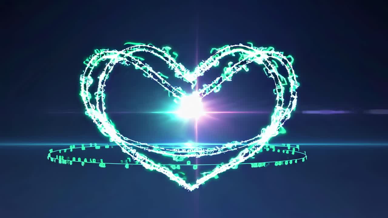 Glowing Heart Symbol