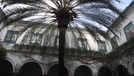 view of the gardens and yard of the palace of viana in cordoba