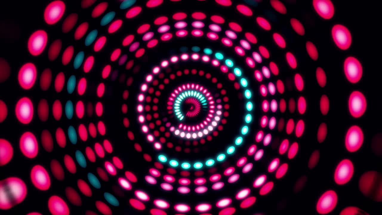 sfondo a spirale astratto con cerchi luminosi