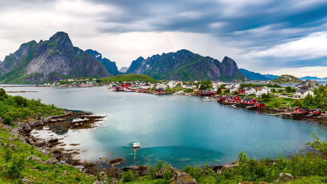 Timelapse isole dell'arcipelago delle Lofoten