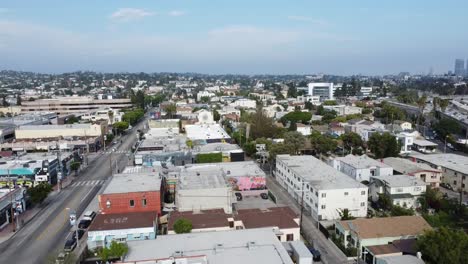 east los angeles aerial view