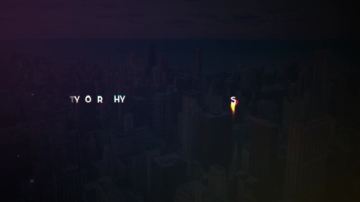 Distortion Titles for After Effects