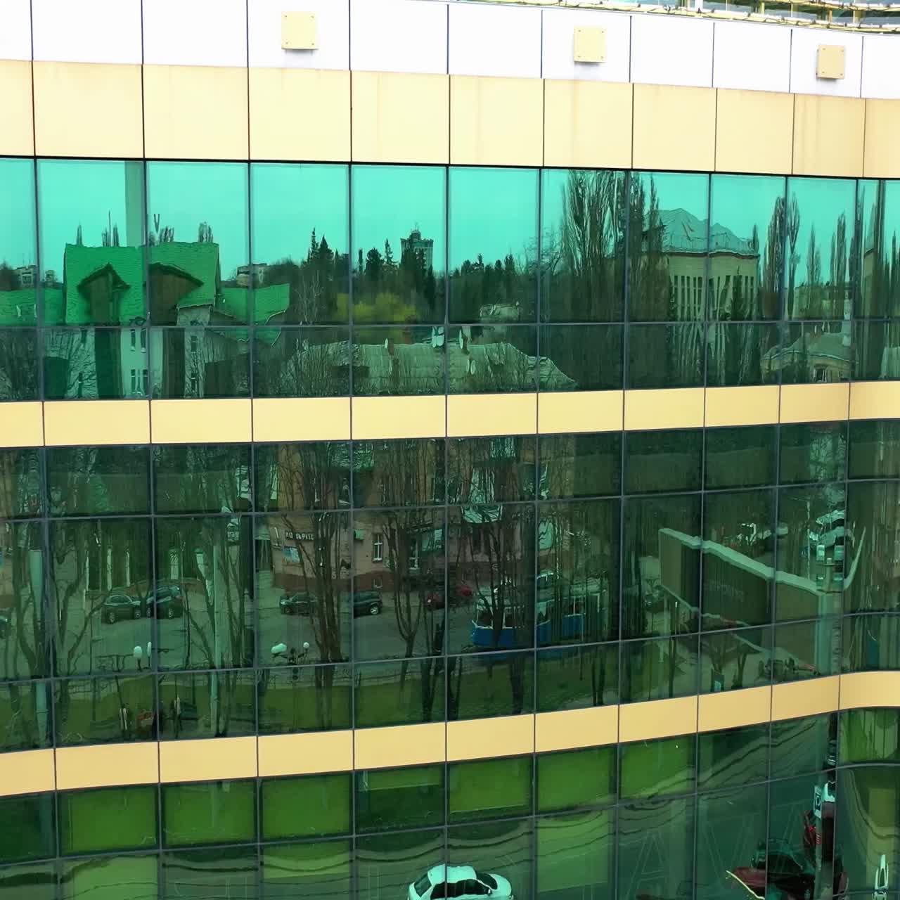 Modern office building detail