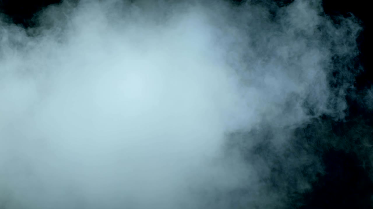 현실적인 건조 얼음 연기 구름