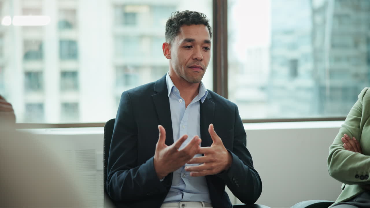 현대적 인 사무실 에서 사업 회의