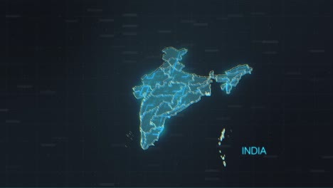 india map with world map