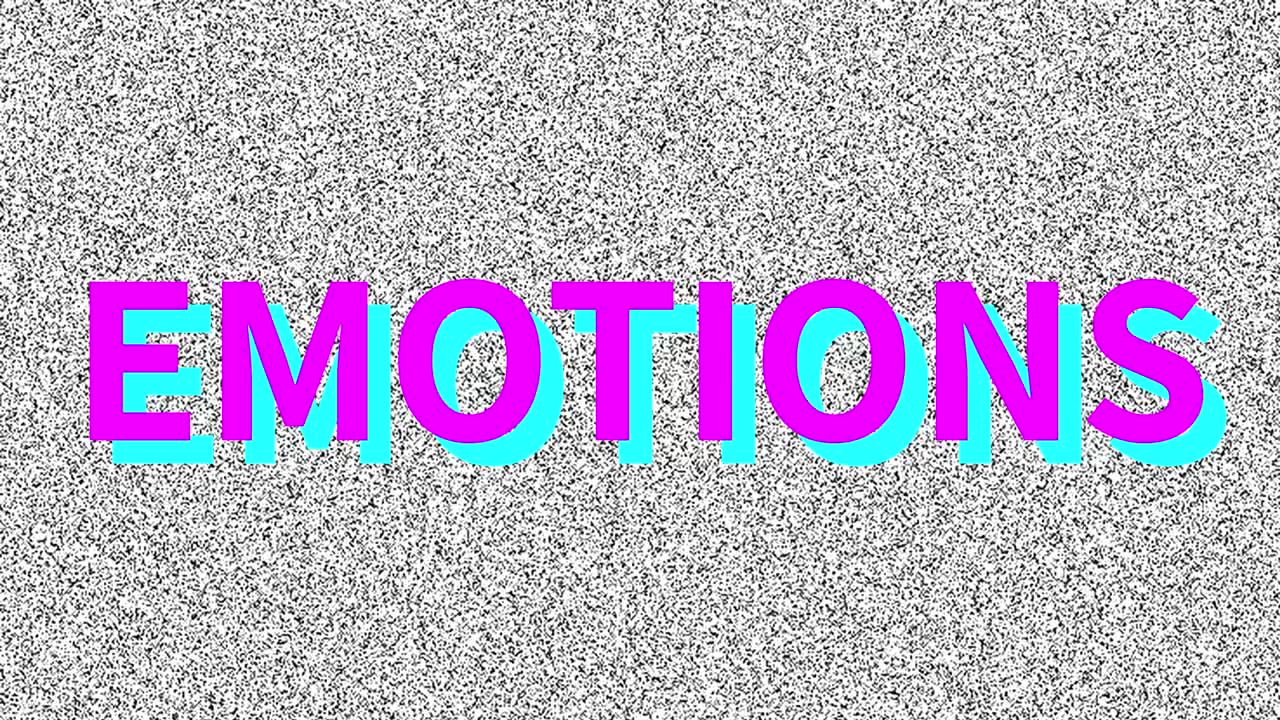 소란스러운 오래된 화면에서 사람 문제에 대한 단어. 루프 vhs 간섭. 빈티지 애니메이션 배경. 4k 비디오.