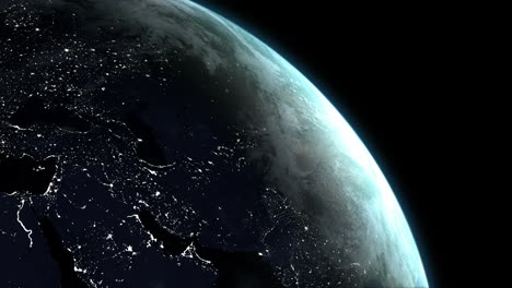 satellite view of earth
