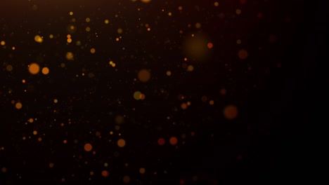 luces desenfocadas en fondo oscuro - bucle de 4k