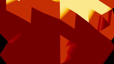 fondo geométrico abstracto con gradiente rojo, naranja y amarillo