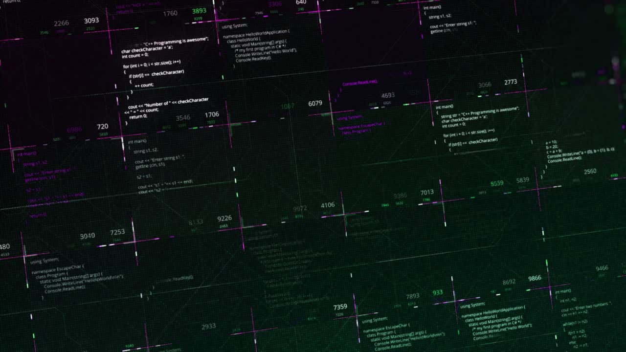 Computer Code Display