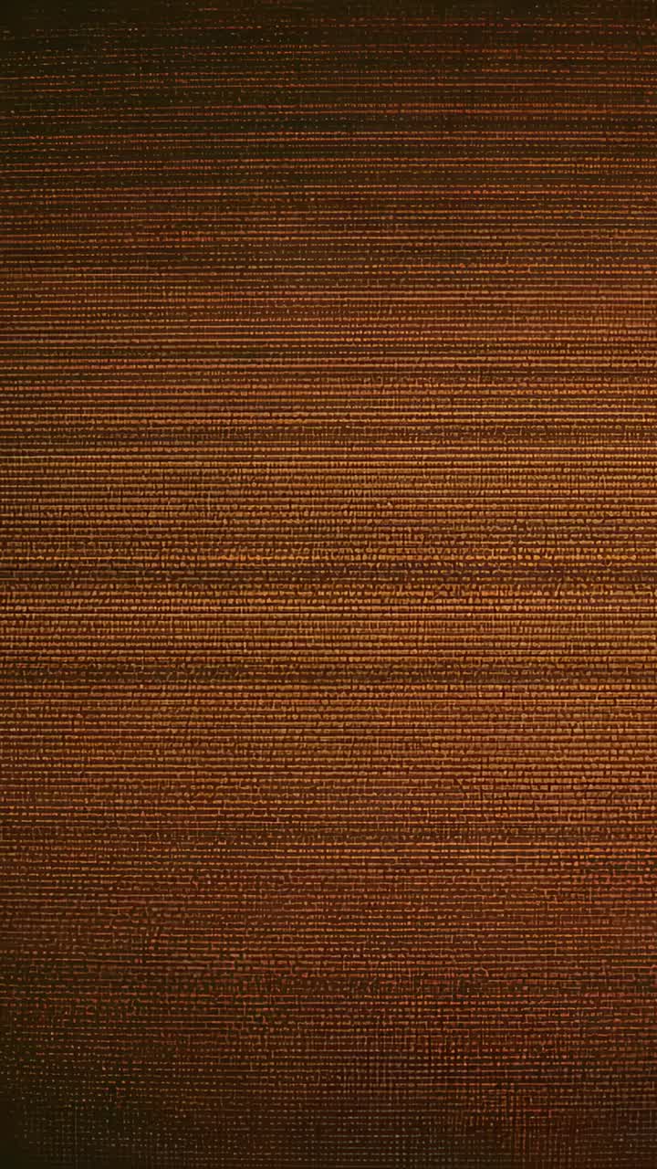 Vertical video: Showing brown ridged panel shifting light over frames at warm room with faint bands