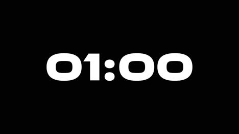 One Minute Countdown On Ethnocentric Typography In Black And White