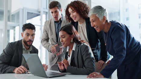 business team celebrating success