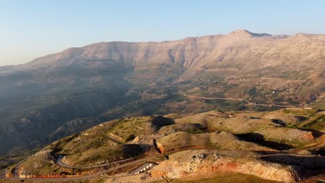 Beautiful-Landscape-Of-Mount-Sannine-On-A-Sunny-Day-In-Central-Lebanon