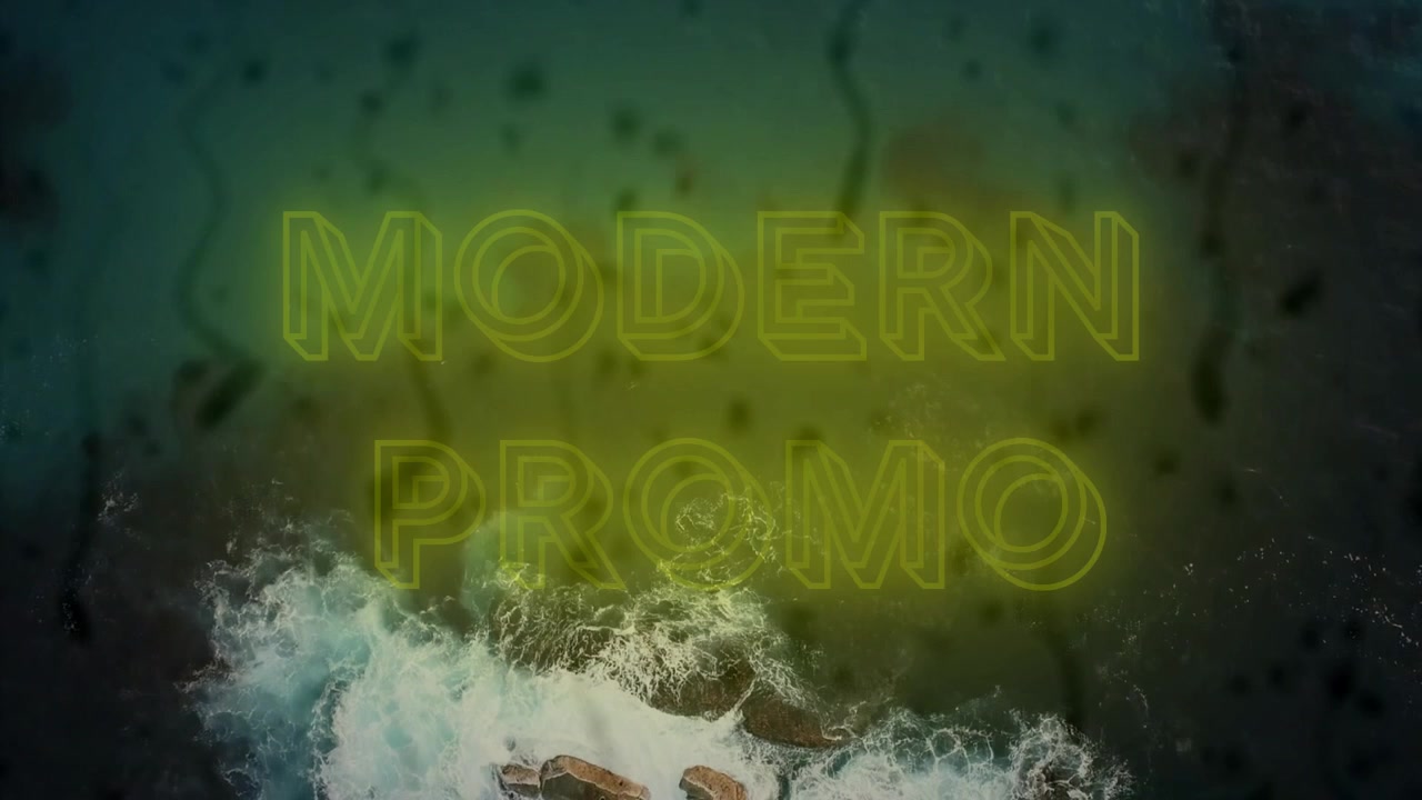 Modern Promotional Video Template with Dynamic Transitions and Neon Text Overlays