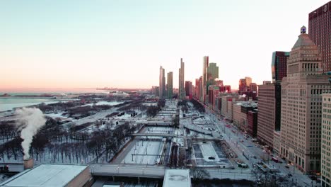 Gründeransicht-Für-Chicago-City-In-Amerika