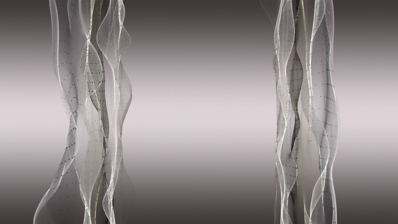 фантастическая анимация с объектом частичной волны в замедленном движении и пространством для текста, 4096x2304 петля 4k