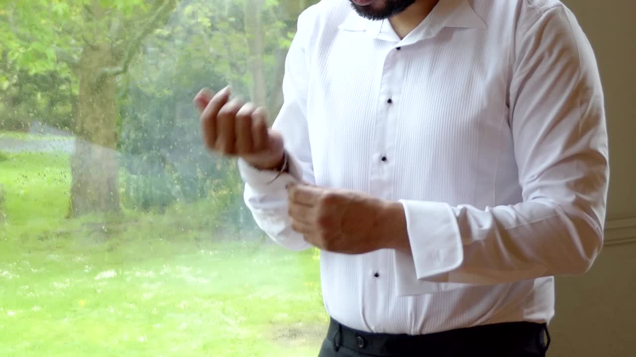 결혼식 정장, 넥타이, 양말, 신발 샷 - 신랑 시계 - 신랑 남자