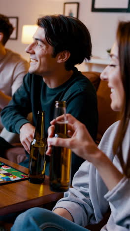 friends enjoying a game night