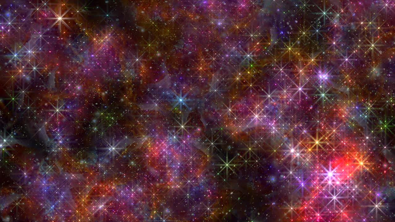 un cautivador collage celestial una vibrante exhibición de estrellas y energía