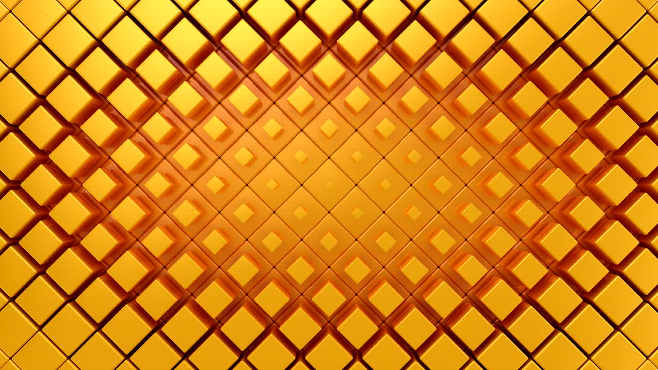 los cubos forman una onda