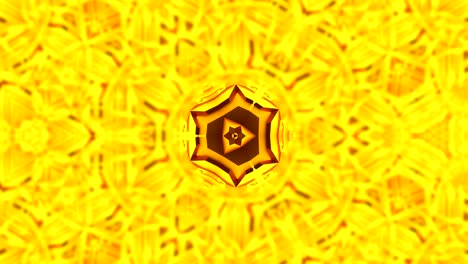 abstract background with gold kaleidoscope