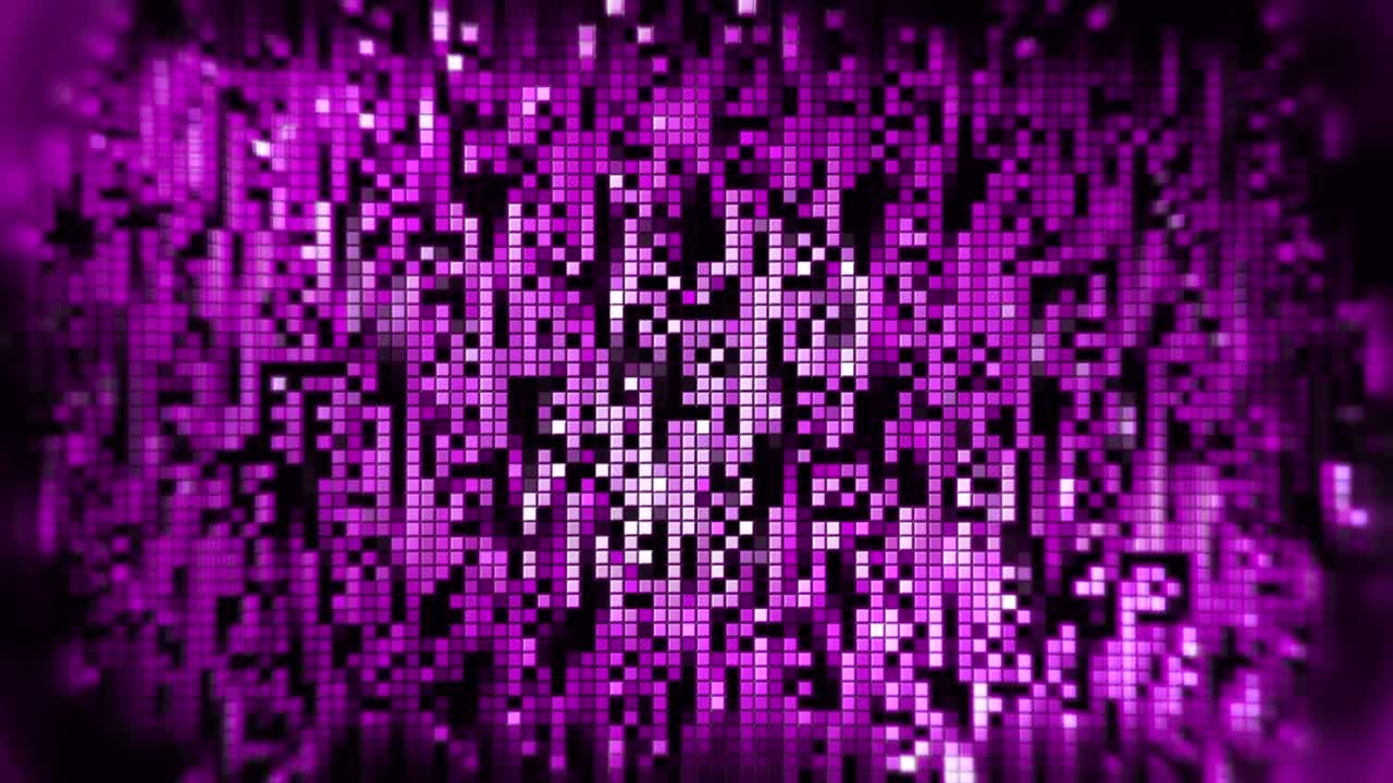 Purple Pixelated Background