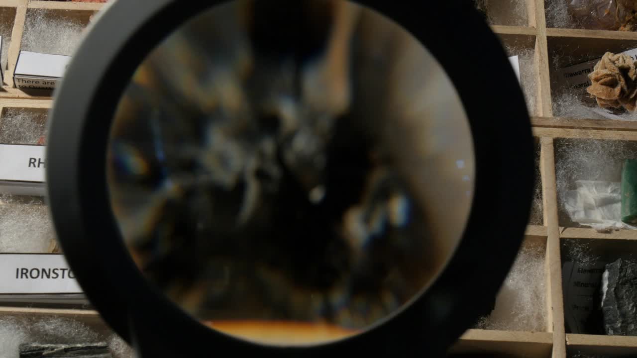 지구 과학 지질학 암석 광물 컬렉션