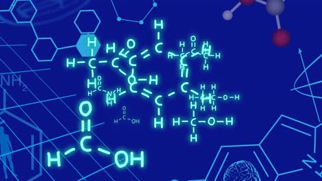 Animation-Der-Wissenschaftlichen-Datenverarbeitung-Und-Moleküle