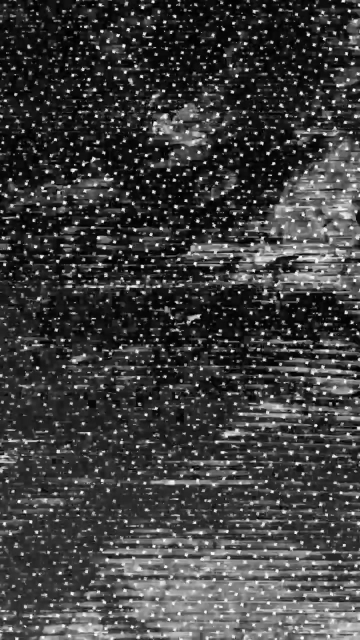 Abstract Digital Glitch and Static Noise Effect