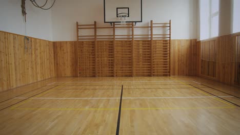 empty school gym