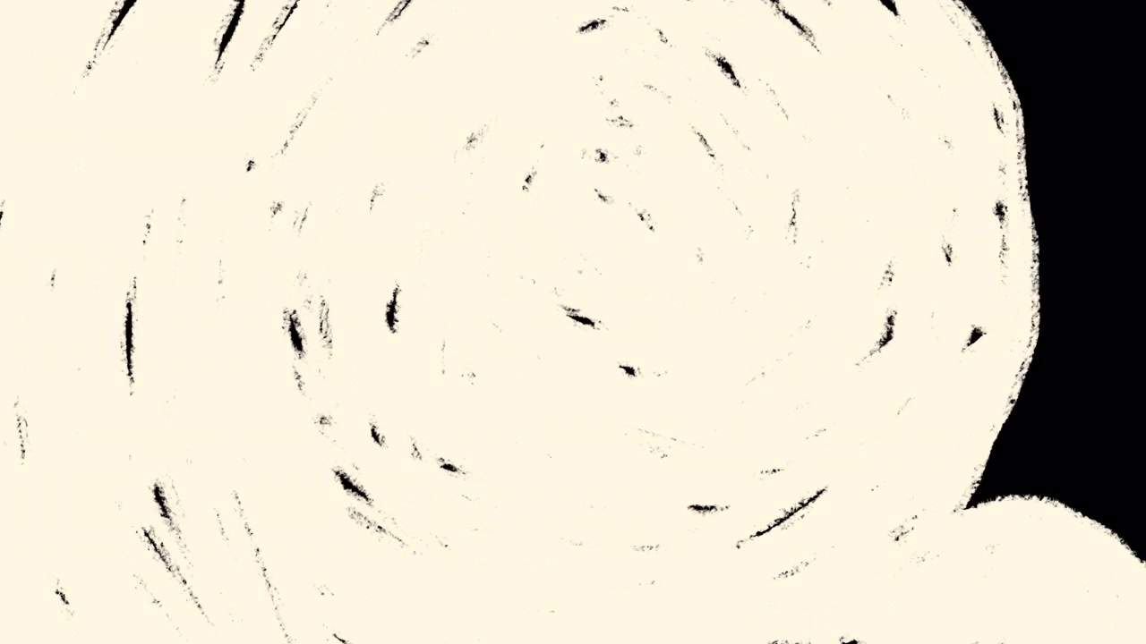 Animated Hand-Drawn Scribble Circle Expanding Reveal