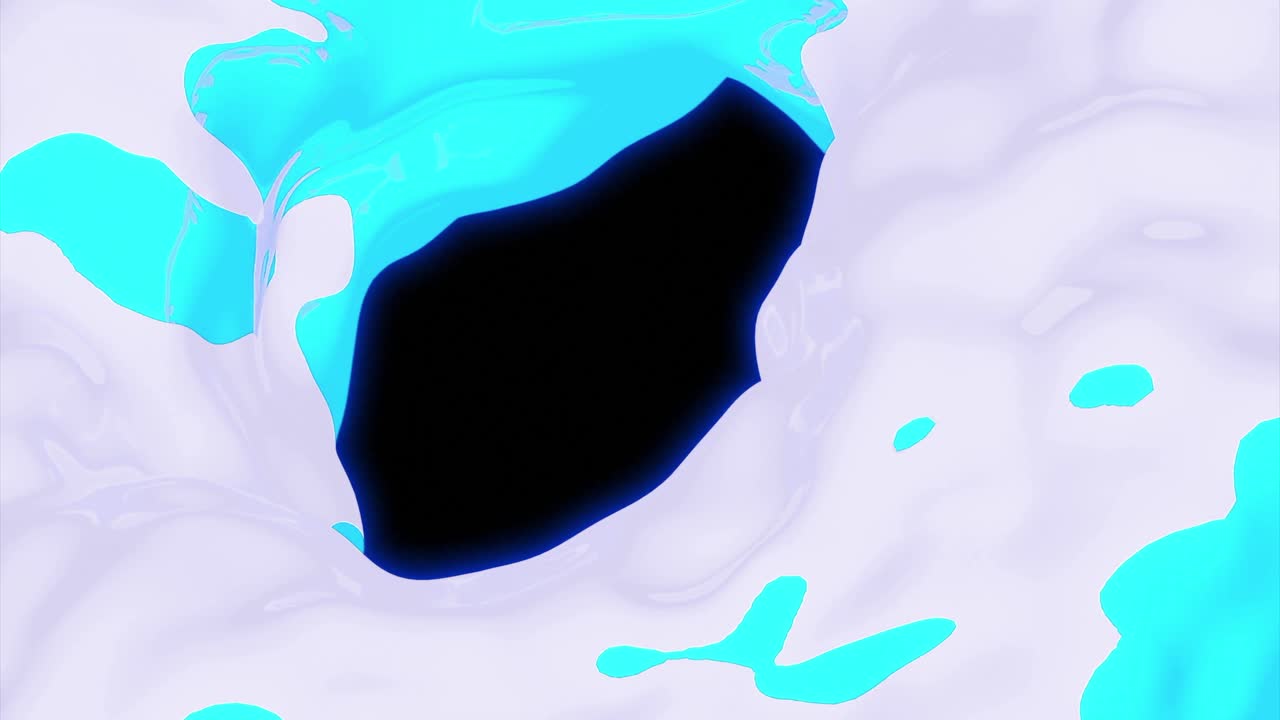 Abstract Blue Liquid Background