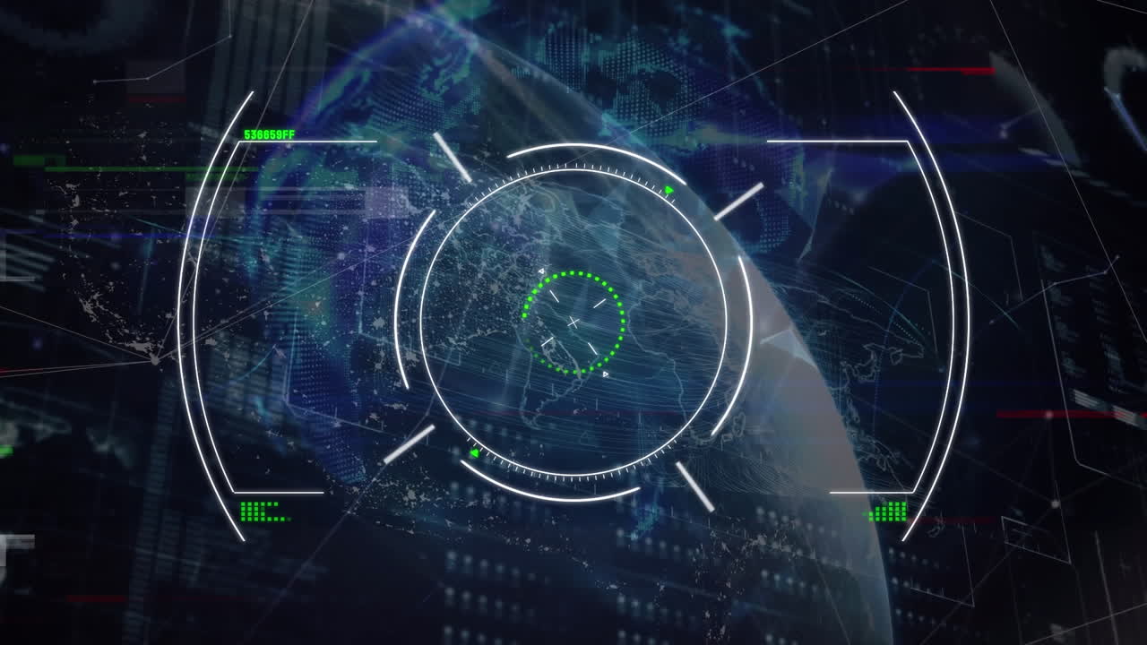 A global network of connections and data processing